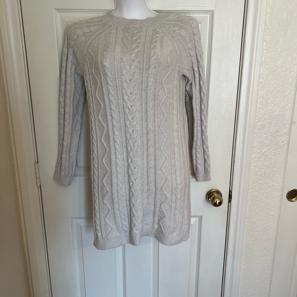 ❤️ 4 for $15 Garage Knit Off White Short Sweater Dress or Tunic